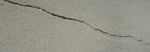 Road crack